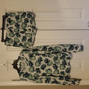 Hurley Pajama Set Women's Medium